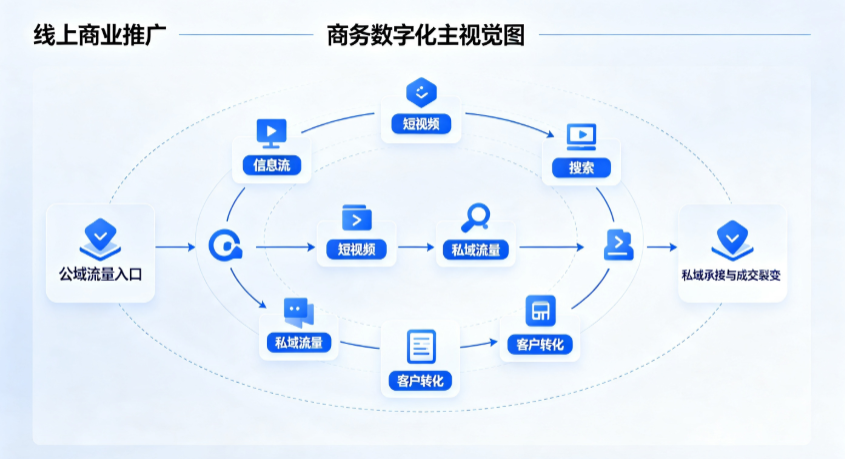 文峰区线上商业推广怎么做？全域流量闭环搭建与低成本转化实战指南