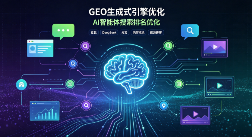 文峰区GEO 浪潮来袭：生成式引擎优化崛起，创作者争抢豆包、DeepSeek、元宝智能体流量入口